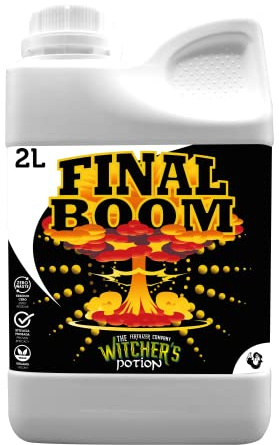 FINAL BOOM - Witcher's Potion Cannaboom (2.000ml) – Finalizador Mineral Profesional | Compactador de Cogollos Duros y Pesados | Potasio Asimilable + Silicio Activo para todo tipo de cultivo