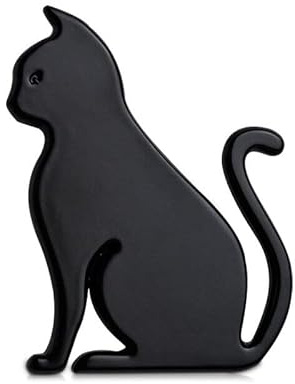 Auto Emblem- Schwarze Katze 3D Metall Logo Aufkleber Motorrad Cars Tuning