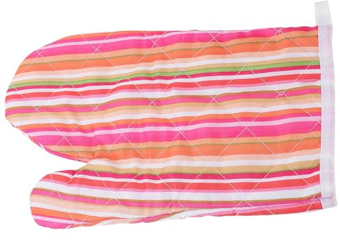 PRETYZOOM Topflappen für Küche aus Polyester Baumwolle mit Isolierwatte Hitzebeständig mit Aufhängefunktion Geeignet für Backofen und Grill zum Backen und Kochen zu Hause