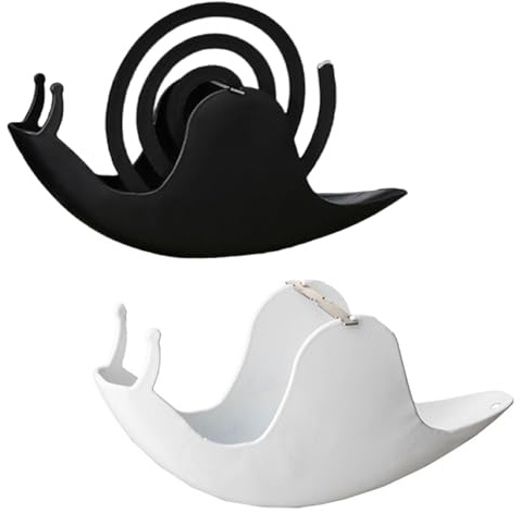 Belvanr Mückenspirale Halter Schnecke 2 Stück Mückenspirale Behälter Moskito Spulenhalter Kreative Tragbare Mosquito Coil Holder für Schlafzimmer, Wohnzimmer, Küche, Büro und Draußen Geeignet
