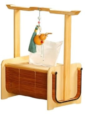 Kosmetiktücher Box Taschentuchbox-Halter, tragbare Taschentuchbox-Abdeckung, chinesischer Retro-Gesichtstuchspender for Zuhause, Badezimmer, Wohnzimmer, Schlafzimmer, Esszimmer, Büro für Esszimmer Bad