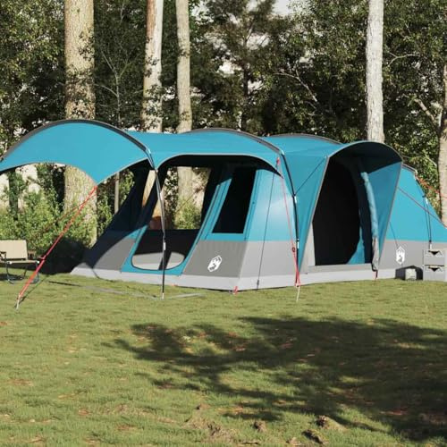 Homgoday Tunnelzelt für 5 Personen, wasserdicht, blau, Igluzelt, Outdoor-Zelt für 2-4 Personen, Blau