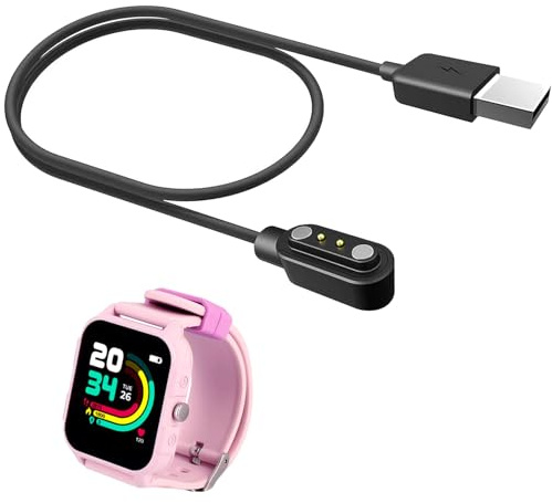 WOLEYUU Compatible Pour Cable USB Compatible Pour KURIO Montre Connectée Smart Watch pour Enfant et Adolescent (1 Pack)
