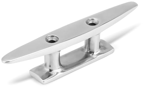Frdhee Bitta per Barche 150mm, Kayak Barca Bitte Acciaio Inox Corda Pesante Bitte Bitte di Ormeggio Gancio, Gancio per Tacchette, Accessori per L'ormeggio di Barche per Barche, Yacht, Pennoni