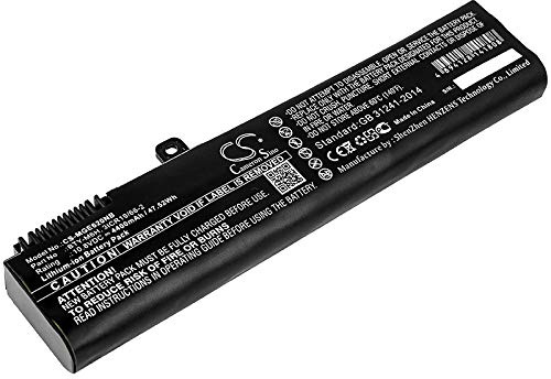Cameron Sino AQQXING Nouvelle batterie rechargeable pour GE62, GE62 2QC-264XCN, GE62 2QC-648XCN, GE62 2QD-007XCN, MS-16J6, MS-16JB-SKU6, MS-1792, MS-1795, PE60, PE60 6QE, PE792 0 (44) 00 mAh) 3ICR19