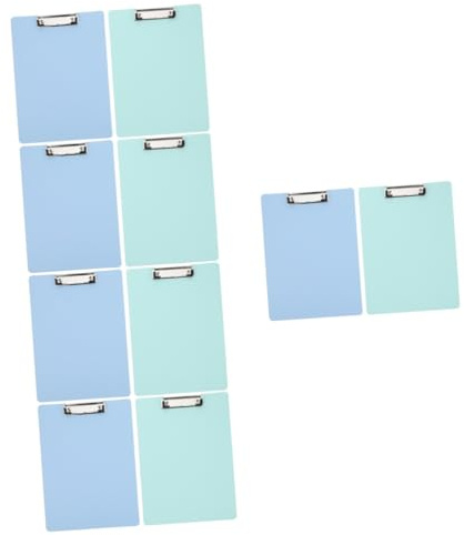 DOITOOL 5 Ensembles Planchettes À Pince Plastique Porte Documents Et Multifonction Rangement Sécurisé Pour Bureau École Et Usage Professionnel 2 Pièces * 5