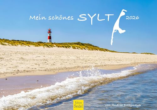 Edition Seidel Premium kalender My vackra Sylt 2026 format DIN A3 väggkalender Tyskland östfriesland Nordsjön ö kust hav strand Andrea Dreegmeyer
