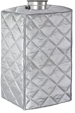 Cubierta reforzada para calentador de agua | Funda protectora impermeable para calderas y calentadores | Funda aislante contra heladas, lluvia y polvo | Durable al aire libre para patio | 47x33x75cm