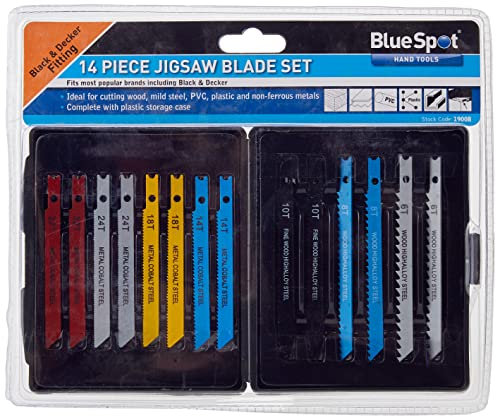 Blue Spot 19008 Jigsaw Blade Set (14 Pieces)