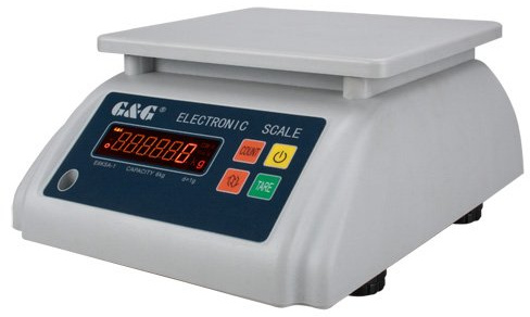 G&G E30KS 30g/5g ES Baureihe, IP67 wasserdichte & staubdichte Küchenwaage, Präzisionswaage Industriewaage Tischwaage mit Akku und Netzanschluss