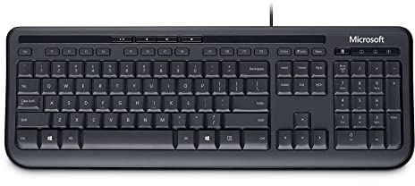 Microsoft Wired Desktop 600 (QWERTY) - Black