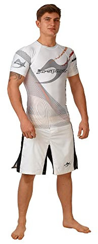 Ju-Sports Rashguard Pro C18 Germany Kurzarm weiß (M)