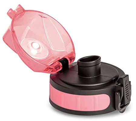 schmatzfatz Trinkflasche Ersatzdeckel, Sport-Trinkflasche Deckel, Auslaufsicherer Deckel Ersatz für Trinkflasche, BPA-Freier Trinkflaschen Deckel, Ersatzteile, Verschluss in Pink