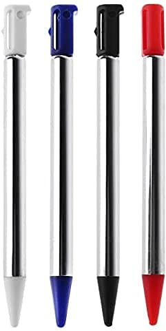 Lot de 4 stylets extensibles et réglables pour console de jeu 3DS DS