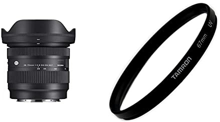 Sigma 28-70mm F2.8 DG DN (C) para Sony E, Negro & Tamron 67UV Tamron Filtro UV 67 mm