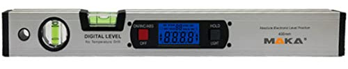 MAKA Digitales Wasserwaage 416 mm magnetisch mit Neigungsmesser
