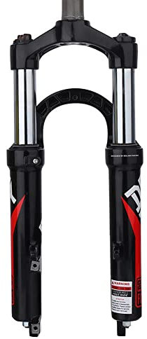 20 Zoll Faltrad -Fahrradgabel Mechanische Federgabel Fahren Sie 100 Mm Suspensionsgabel 1-1/8 Schulterkontrolle PM -Scheibenbremsen QR 9mm Aluminiumlegierung 2200g (Color : Black, Size : HL)