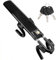 Tevlaphee Steering Wheel Lock Twin Bar, Steering Lock, Car Steering Wheel Locks, Car Lock Anti-Theft Device, High Visibility, Heavy Duty, Universal Fit, Adjustable Length,3 Keys(Black)