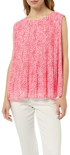 Comma Plissierte Chiffonbluse