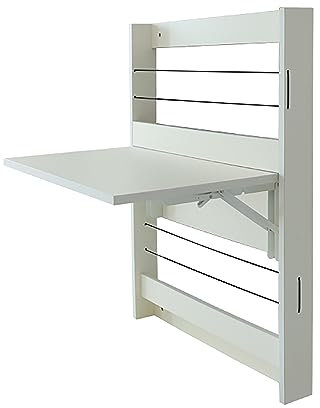 SZITW Klappbarer Wandtisch, wandmontierter Klappschreibtisch, Klapptisch, Drop-Leaf-Tisch, Wandklapptisch, Wandschreibtisch, Holz, Laptoptisch, Klappschreibtisch, Keine Montage, Stehtisch, für Küc