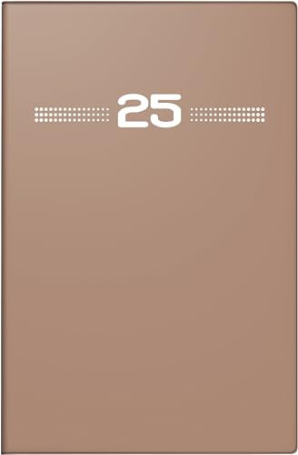 rido/idé Taschenkalender Mod. partner/Industrie I 2025 | A7, Kunststoff, caramel