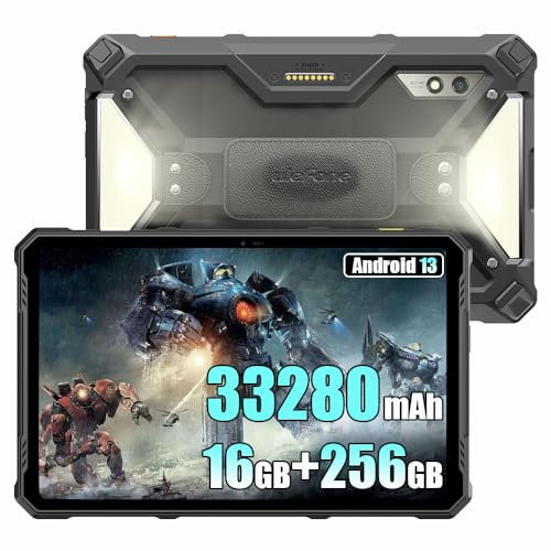 Ulefone Armor PAD 3 Pro Rugged Android 13 Tablet, 16GB+256GB+2TB Expand, 10.36 FHD+ Waterproof, 33280mAh Industrial, 50MP+32MP, IP68, 4G LTE/2.4G+5G WiFi, OTG, GPS, NFC