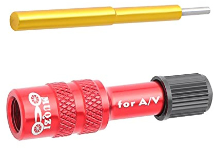 Fahrradgabelventil-Adapter – Stoßpumpen-Ventiladapter, Gabel-Luftventil-Adapter, Anti-Rutsch-Ventilverlängerung, Pressta-Verlängerung, Konverterdüse, Reifenpumpen-Zubehör für Mountainbike, Rennrad