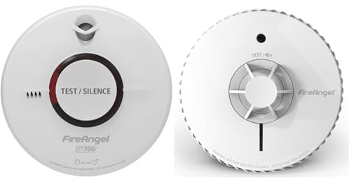 FireAngel ST-750T Thermoptek Smoke Alarm & Heat Alarm with 10 Year Sealed For Life Battery, FA6720-R (HT-630 replacement, new gen), White