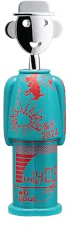 Alessi Alessandro M. Liquid AM23A 31 – Design-Korkenzieher, aus AlkiPaper und Verchromtem Zamak, Phosphoreszierend, Mehrfarbig