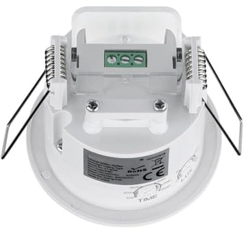 Detector de Movimiento PIR para Techo (Máx: 300W LED) - Ideal para controlar la iluminación automática y Mejorar la eficiencia energética en Espacios Interiores y Exteriores.