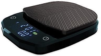 MOKLYF Bilancia Elettronica con Timer Automatico Incorporato, Bilancia per caffè Espresso Intelligente, Bilancia da Cucina, 5 kg, 0,2 g(Batteria
