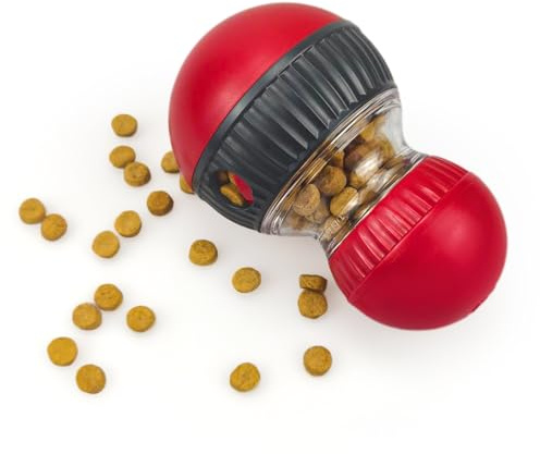 Ansoniser Interactive cat treat dispenser toy ball dispensing for cats interactive feeder toys indoor puzzle cats slow food puzzlesControl Diet& Reduce Boredom increase fun(All Breeds)