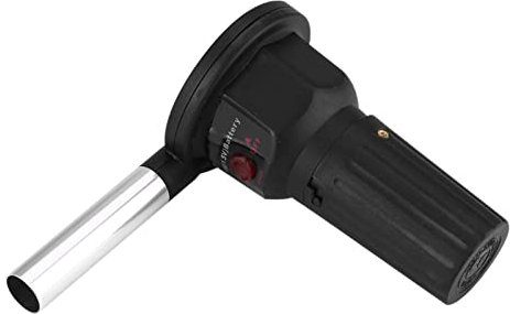 Soffiatore d'aria portatile con ventilatore per barbecue, soffiatore per griglia per ridurre la polvere con alimentazione a batteria per picnic all'aperto griglia a carbone con griglia