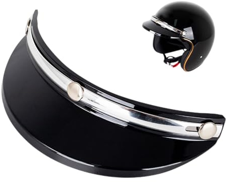 Duroecsain Casque à Moto Visière Crête Pare-Soleil Protecteur UV