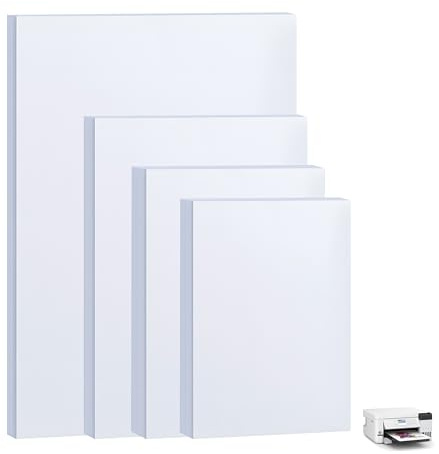 90Sheets Photo Paper, Picture Printer Premium Glossy Photo Paper White Photographic Waterproof Resin Coated Photographic for Inkjet Printers Size 8.9X12.7cm 10.2X15.2cm 12.7 X 17.8cm 21 X 29.7cm