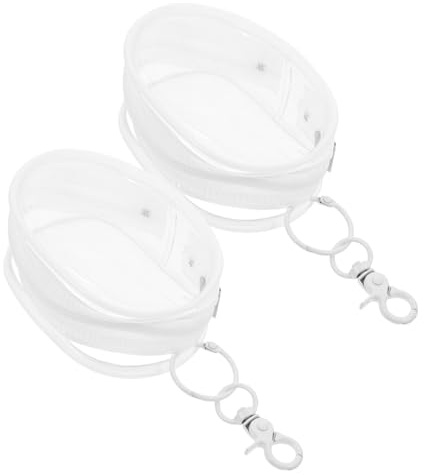 MOLUCKFU 2 St Transparent PVC Dockväska för Dockor Bärbar Lätt Vikt Dockhållare med Hängande Design Vattentålig och Praktisk Förvaring för Utomhus och Resor