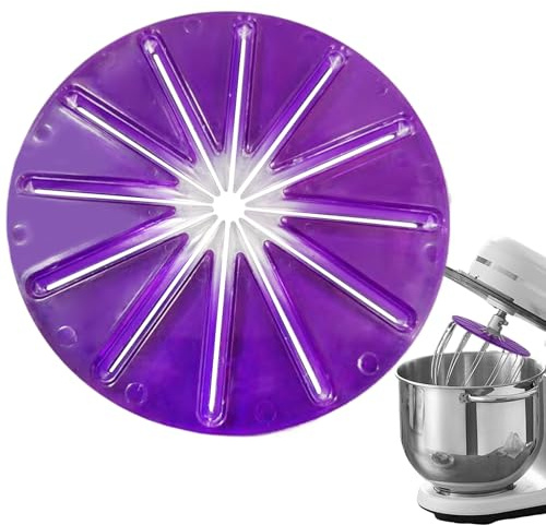 Spritzschutz Schüssel Mixer, Spritzschutz Für 6-Draht-Schneebesen, Abdeckung Rührschüssel, Schutz Vor Spritzern Beim Mixen, Rühren Und Sahne Schlagen – Langlebig Und Pflegeleicht 14,5x14,5x0,5 Cm
