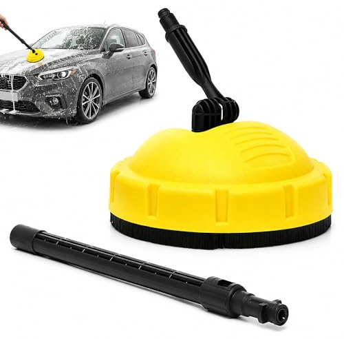 Limpiador de superficies de alta presión para Karcher K2-K7, cepillo de lavado a presión, accesorio de limpiador de patio, cepillo limpiador de patio para lavadora a presión, accesorio de lavado a