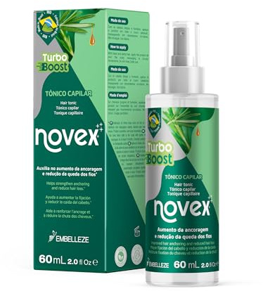 Novex Turbo Boost Tónico Anticaída Capilar 60ml – Estimula el Crecimiento y Densidad Capilar