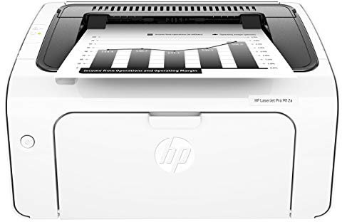 HP LaserJet Pro M12a Black and White Laser Printer