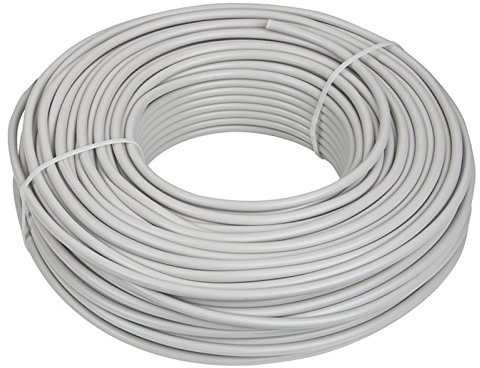 WITTKOWARE NYM-J Erdungs-Mantelleitung, 1x6,0mm², 100m Ring, Aderfarbe grün-gelb, Außenfarbe grau