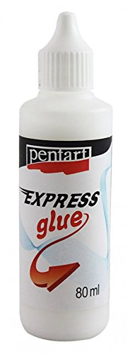 Zita's Creative Expresskleber 80ml - Wasserbasierter, schnelltrocknender Alleskleber, Weiß