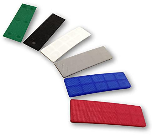 Window Glazing Glass Flat Plastic Packers 100mm x 28mm Several Sizes Available (120, Mixed Bag)