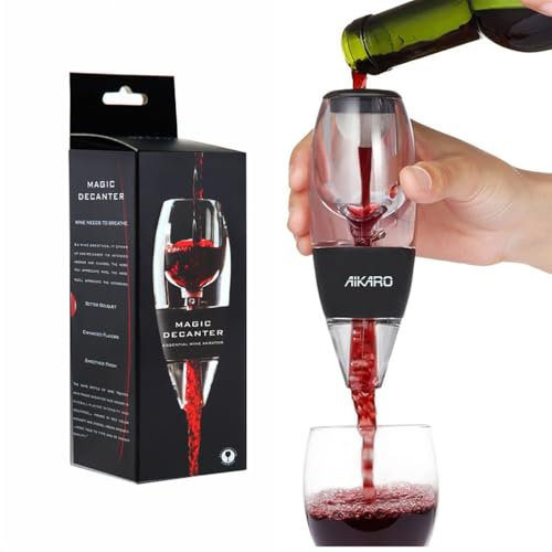 AIKARO - Wine Air Aerator Automatic Decanter with Filter and Base