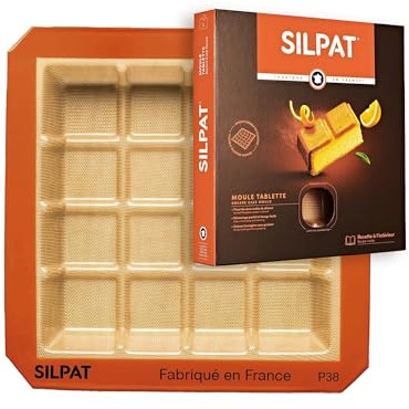 Silpat Molde cuadrado para tabletas - 16 porciones