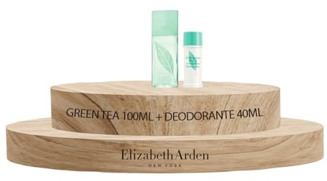 Elizabeth Arden Green Tea Eau de Parfum, Donna, 100 ml & Green Tea Cream Deodorant Deodorante Stick 40 ml