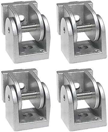 4 Stück Winkelverbinder Gelenkverbinder Gelenk Aluprofil, Einstellbarer Aluprofil Verbinder aus Zinklegierung, 180°Gelenk Stecker Aluminiumlegierung Scharnier,3D Druckerteile (2020)