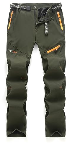 SUKUTU Hommes Pantalon de randonnée en Vrac Séchage Rapide Pantalon de Plein air Respirant Léger Pantalon de Trekking