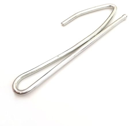 60 Pcs Stainless Steel Curtain Hooks Pinch Pleat Curtain Hook Deep Metal Prong Hooks