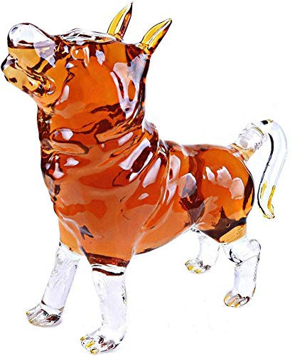 Decanter per vino, 1000 ml, decanter a forma di cane, decorazione per acqua, bottiglia artigianale per cani, scotch o decanter per vino bianco